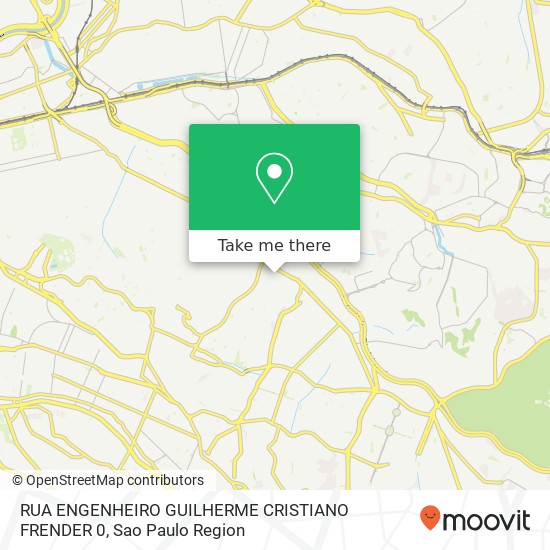 RUA ENGENHEIRO GUILHERME CRISTIANO FRENDER 0 map