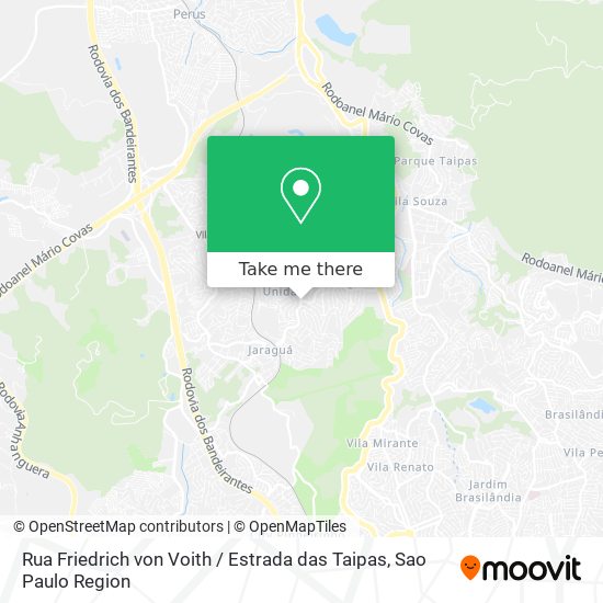 Rua Friedrich von Voith / Estrada das Taipas map