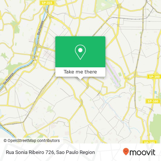 Rua Sonia Ribeiro 726 map