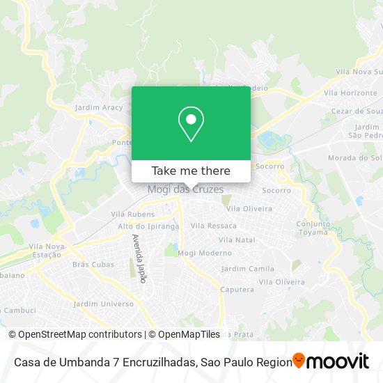 Casa de Umbanda 7 Encruzilhadas map