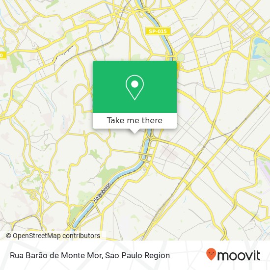 Rua Barão de Monte Mor map