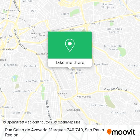 Rua Celso de Azevedo Marques 740 740 map