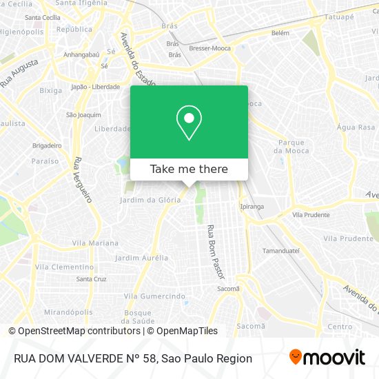 RUA DOM VALVERDE Nº 58 map