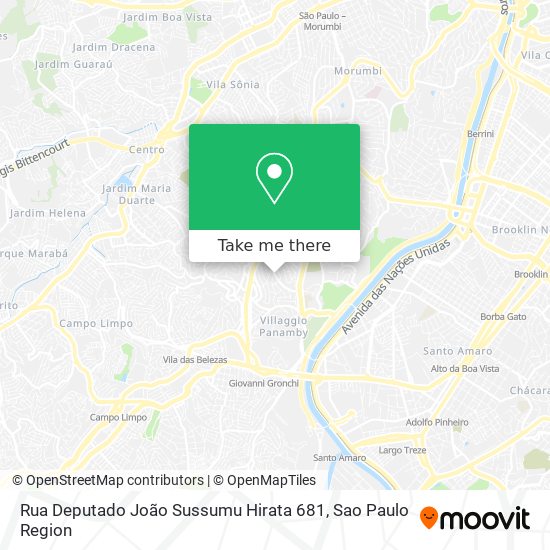 Mapa Rua Deputado João Sussumu Hirata 681