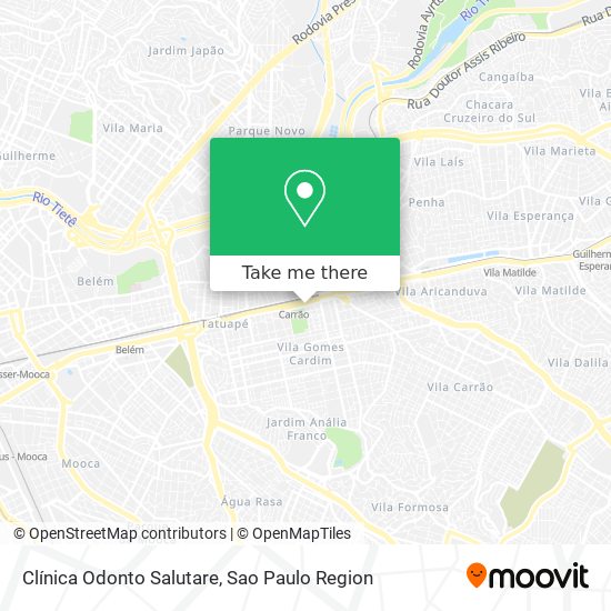 Clínica Odonto Salutare map