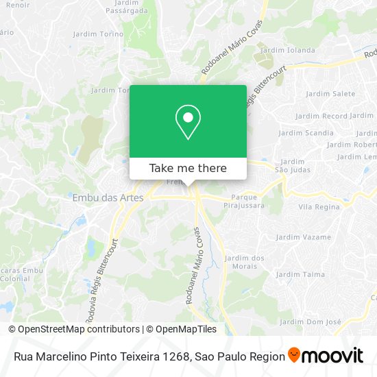 Rua Marcelino Pinto Teixeira 1268 map