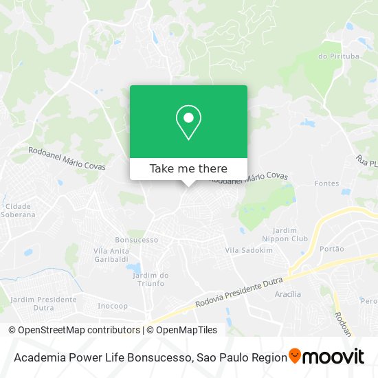 Academia Power Life Bonsucesso map