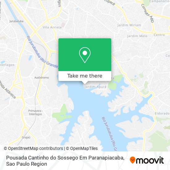 Pousada Cantinho do Sossego Em Paranapiacaba map