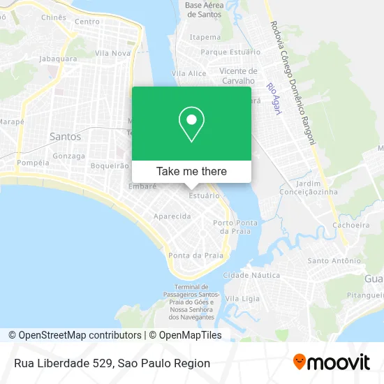Rua Liberdade 529 map