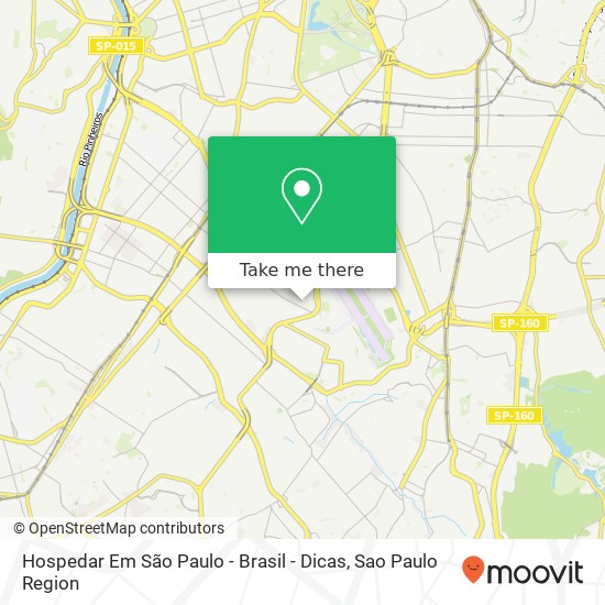 Hospedar Em São Paulo - Brasil - Dicas map