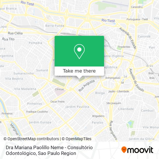 Dra Mariana Paolillo Neme - Consultório Odontológico map