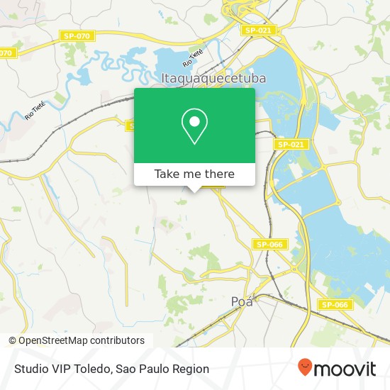 Studio VIP Toledo map