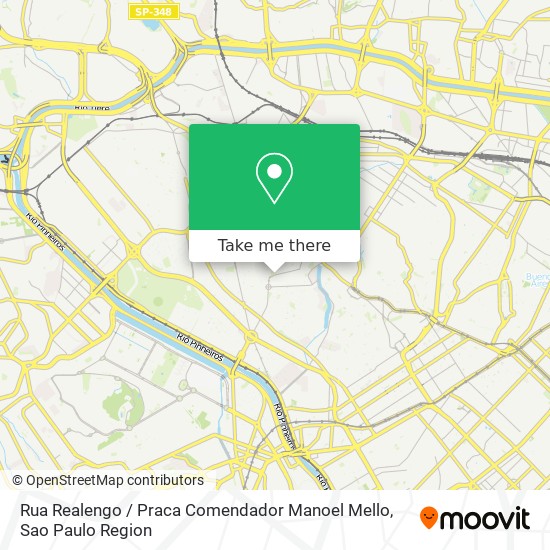 Mapa Rua Realengo / Praca Comendador Manoel Mello