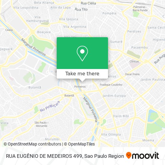 Mapa RUA EUGÊNIO DE MEDEIROS 499