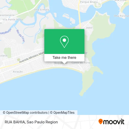 RUA BAHIA map