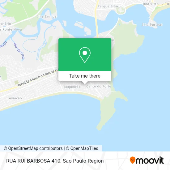 RUA RUI BARBOSA 410 map