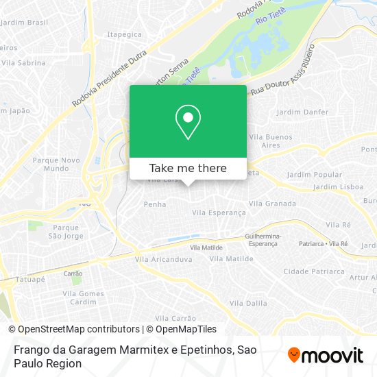 Frango da Garagem Marmitex e Epetinhos map