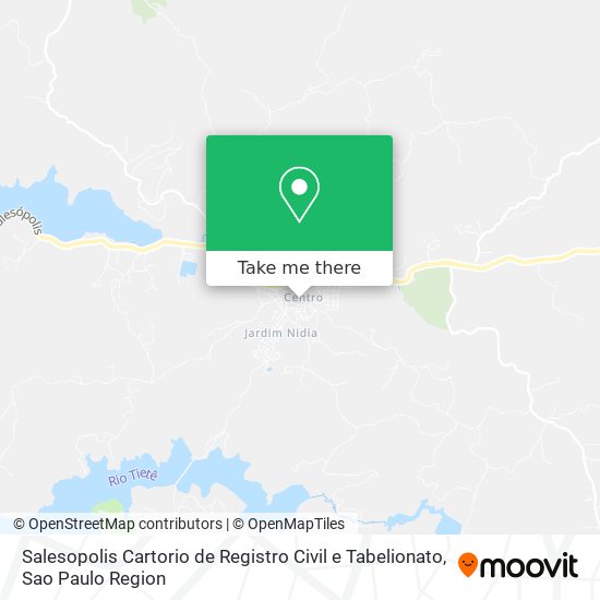Salesopolis Cartorio de Registro Civil e Tabelionato map