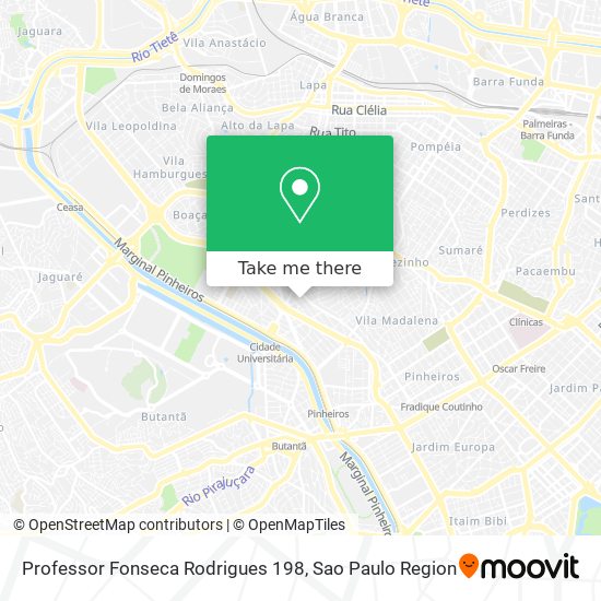 Professor Fonseca Rodrigues 198 map