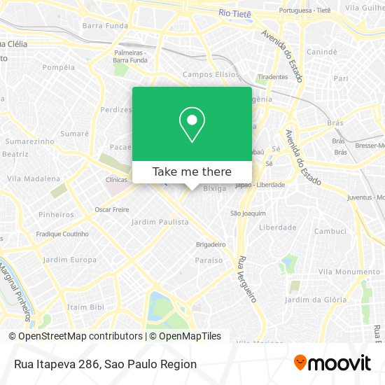 Rua Itapeva 286 map