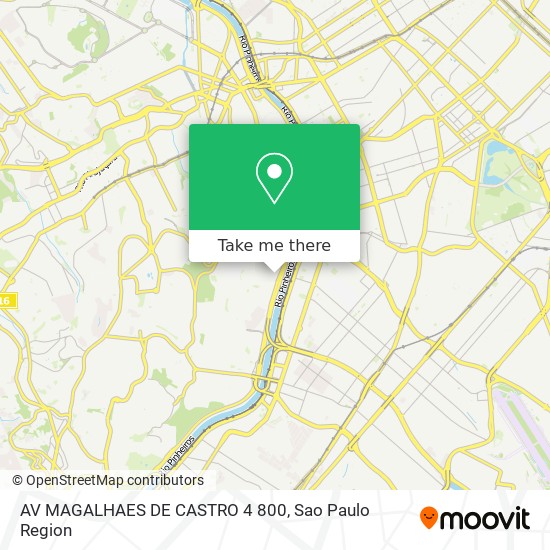 Mapa AV  MAGALHAES DE CASTRO 4 800