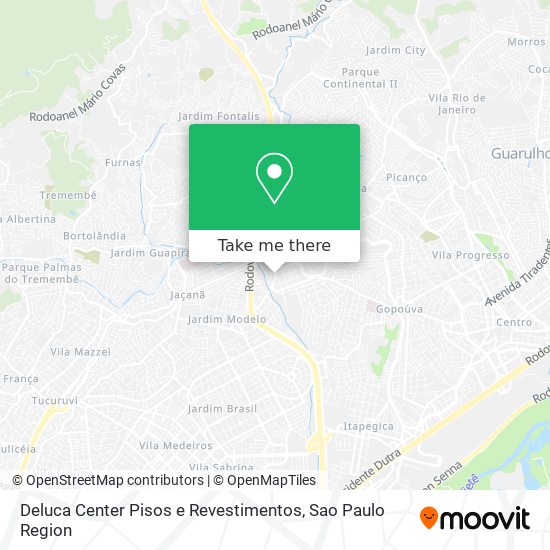 Deluca Center Pisos e Revestimentos map
