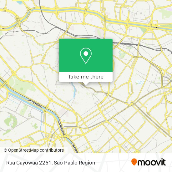 Rua Cayowaa 2251 map