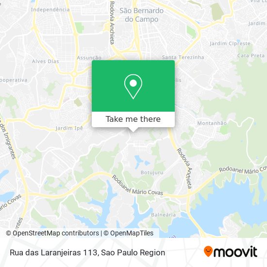 Rua das Laranjeiras 113 map