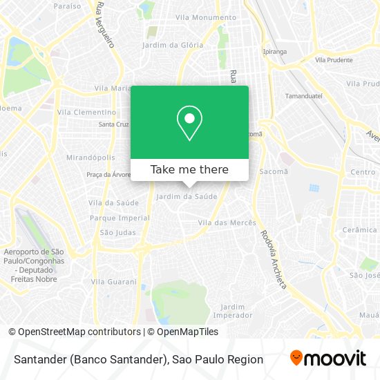 Santander (Banco Santander) map