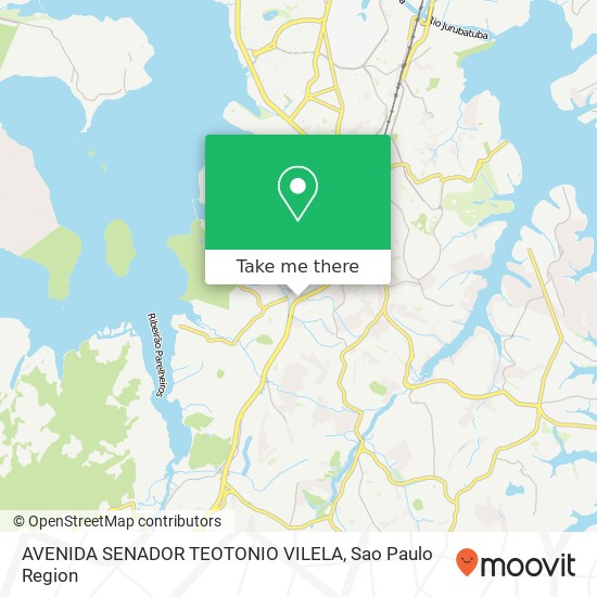 Mapa AVENIDA SENADOR TEOTONIO VILELA