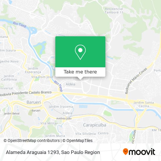 Alameda Araguaia  1293 map