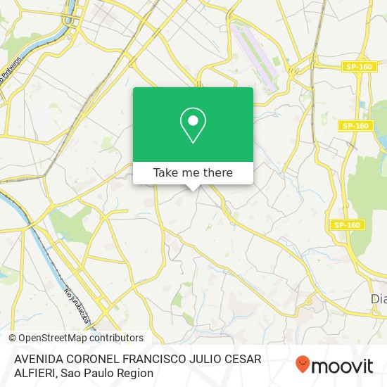 AVENIDA CORONEL FRANCISCO JULIO CESAR ALFIERI map