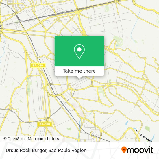 Ursus Rock Burger map