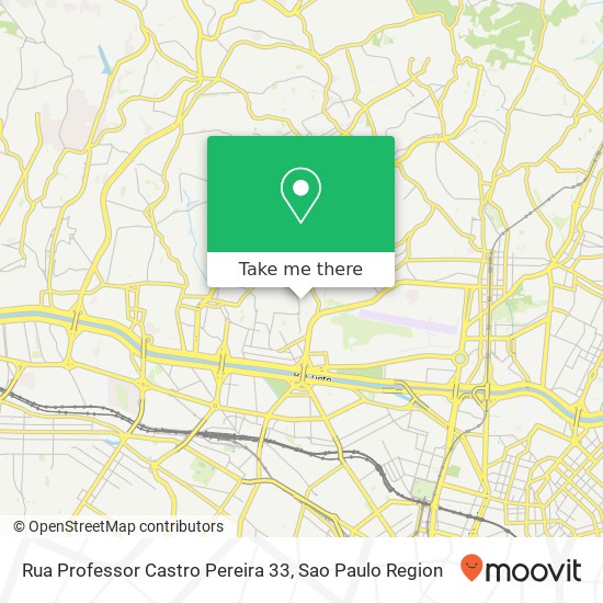 Mapa Rua Professor Castro Pereira 33