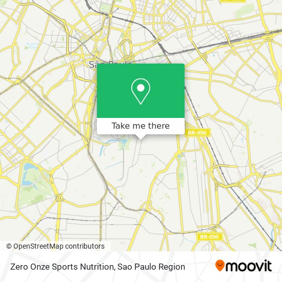 Mapa Zero Onze Sports Nutrition