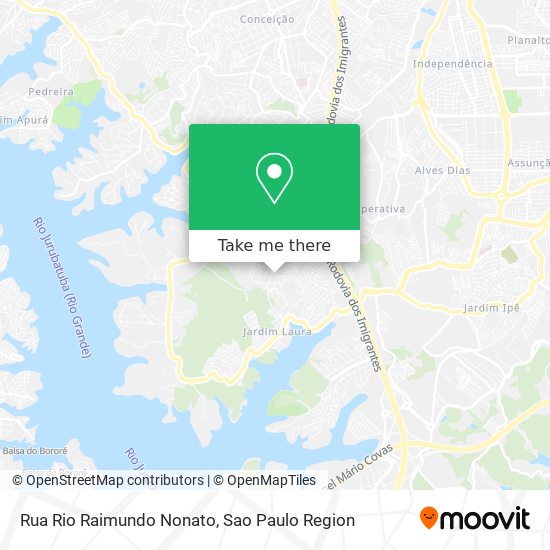 Mapa Rua Rio Raimundo Nonato