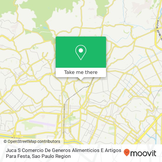 Juca S Comercio De Generos Alimenticios E Artigos Para Festa map