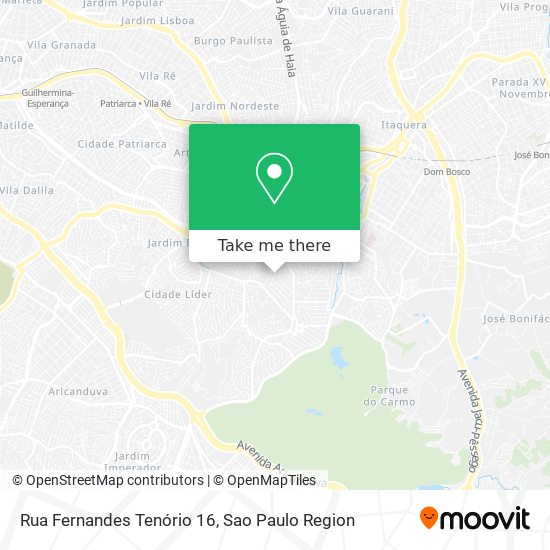 Mapa Rua Fernandes Tenório 16