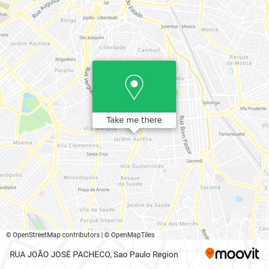 RUA JOÃO JOSÉ PACHECO map