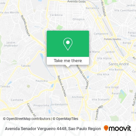 Mapa Avenida Senador Vergueiro 4448