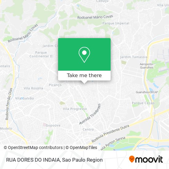 RUA DORES DO INDAIA map