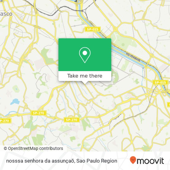 nosssa senhora da assunçaõ map