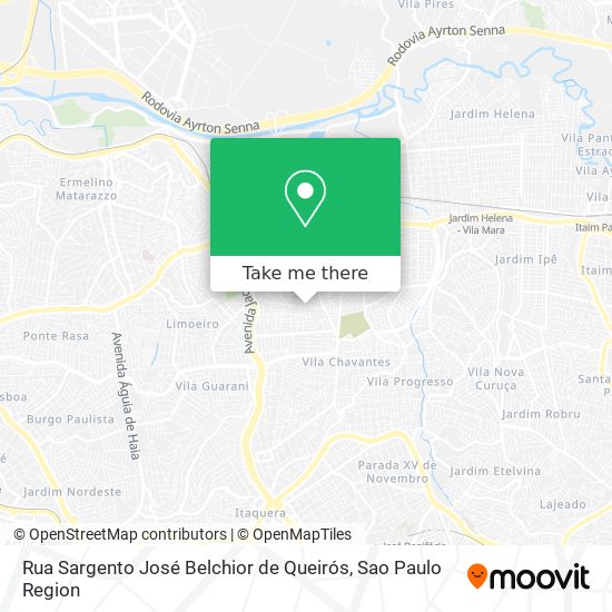 Mapa Rua Sargento José Belchior de Queirós