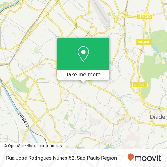 Rua José Rodrigues Nunes 52 map