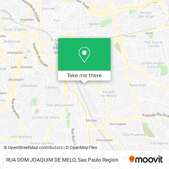 Mapa RUA DOM JOAQUIM DE MELO