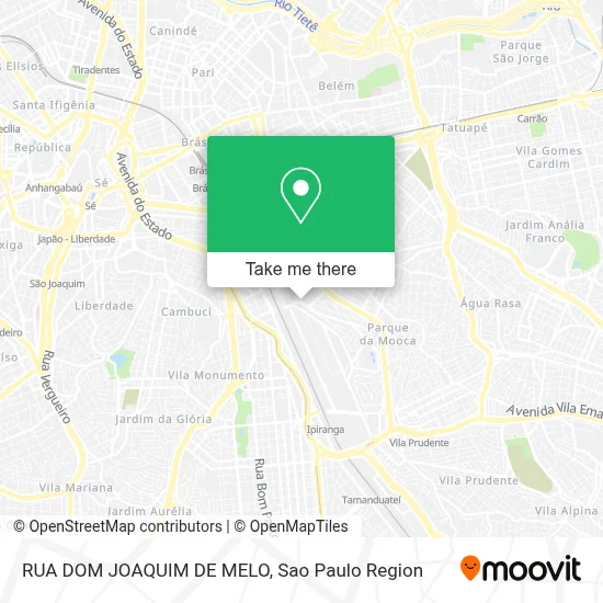 RUA DOM JOAQUIM DE MELO map