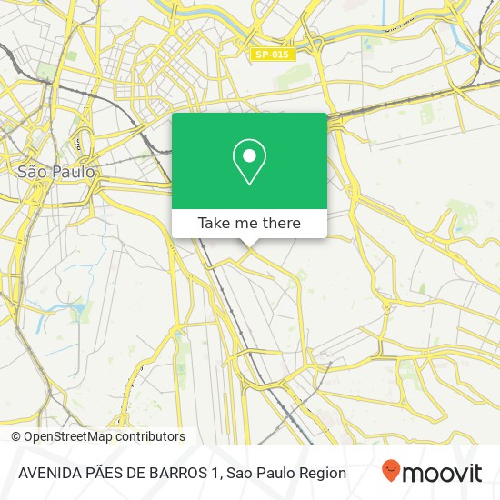 AVENIDA PÃES DE BARROS 1 map