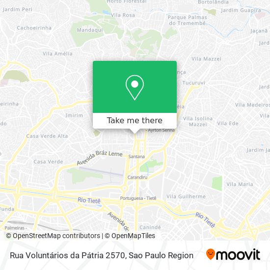 Rua Voluntários da Pátria 2570 map