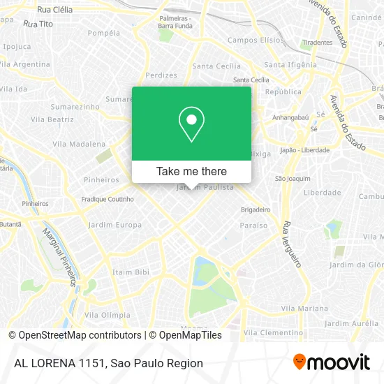 AL LORENA 1151 map
