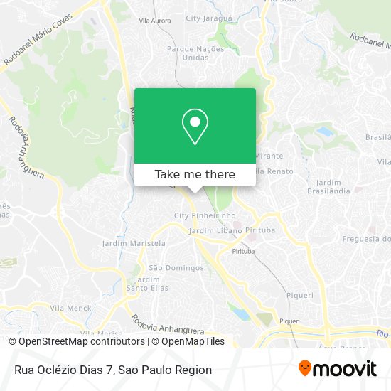 Rua Oclézio Dias 7 map